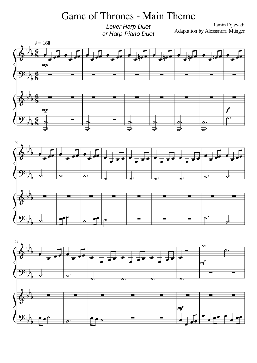 game of thrones main theme