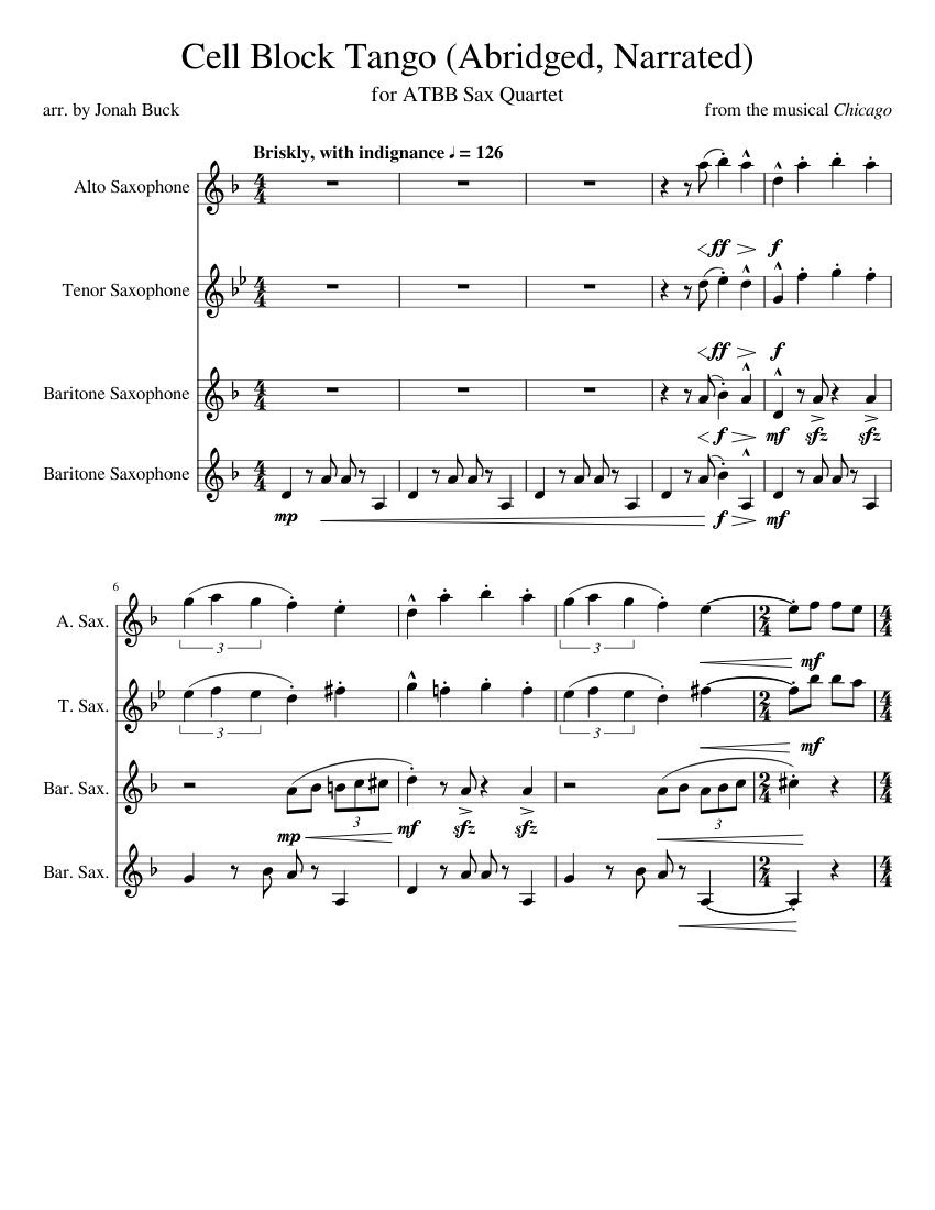 chicago - cell block tango