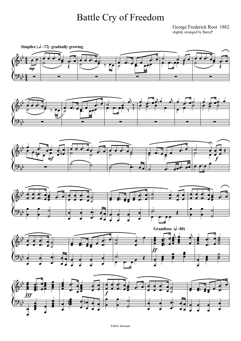 The Battle Cry of Freedom