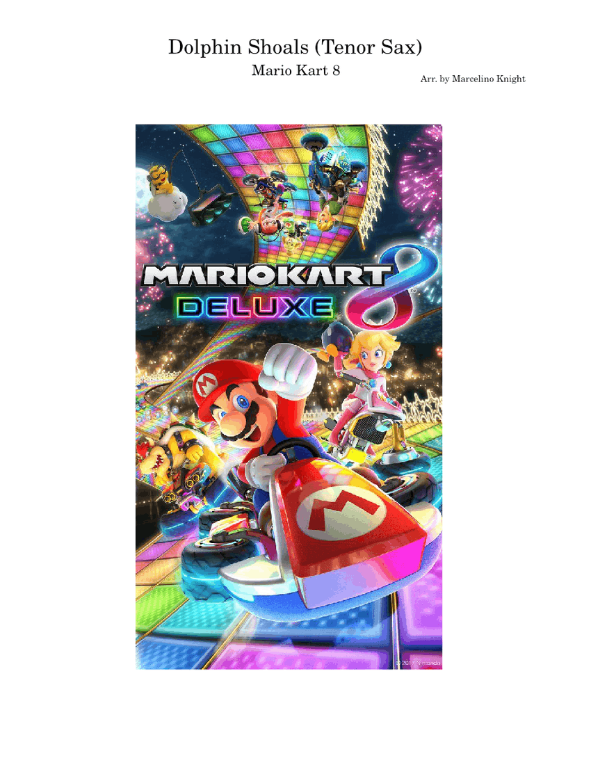 Dolphin Shoals (Tenor Sax) Sheet music for Piano, Vocals, Saxophone