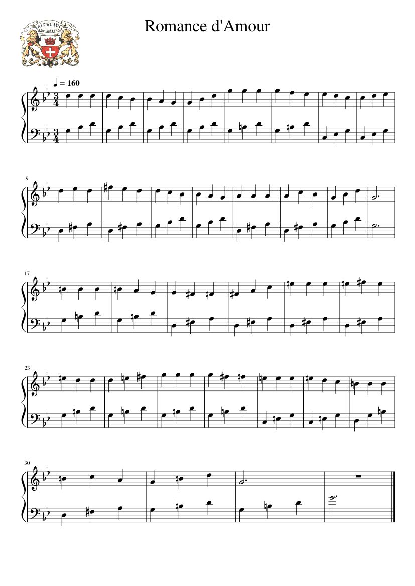 DELACOUR Victor Jeunesse D'Amour Piano ca1885 partition sheet music score 