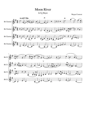 clarinet quartet sheet music by annaclarinet | Play, print, and 