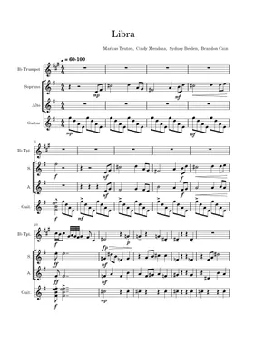 Free Libra by BrandonCain sheet music  Download PDF or print on