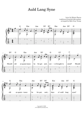 Free Auld Lang Syne by Traditional Scottish Folk Tune sheet music |  Download PDF or print on Musescore.com