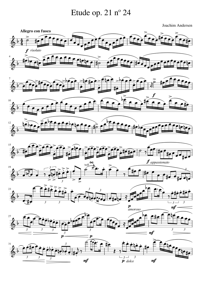 24 Studien op. 21