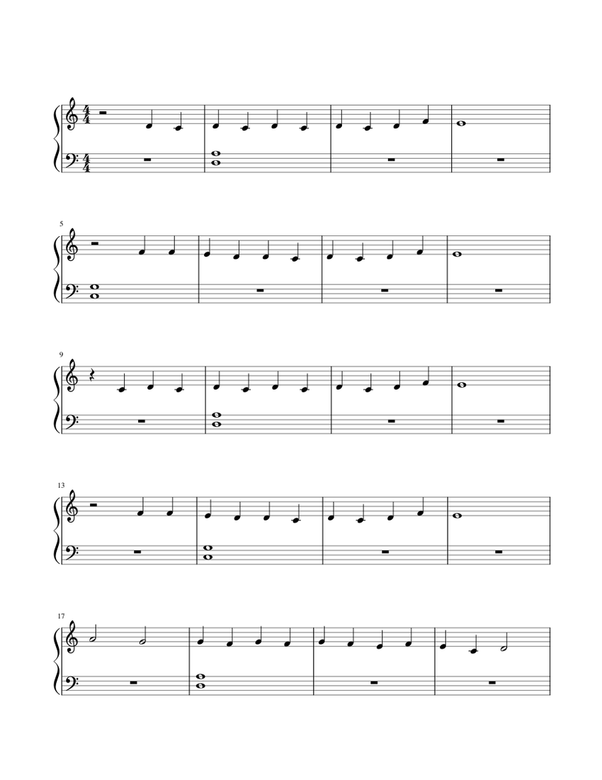 Dance Monkey (Easy) Sheet music for Piano (Solo) | Musescore.com