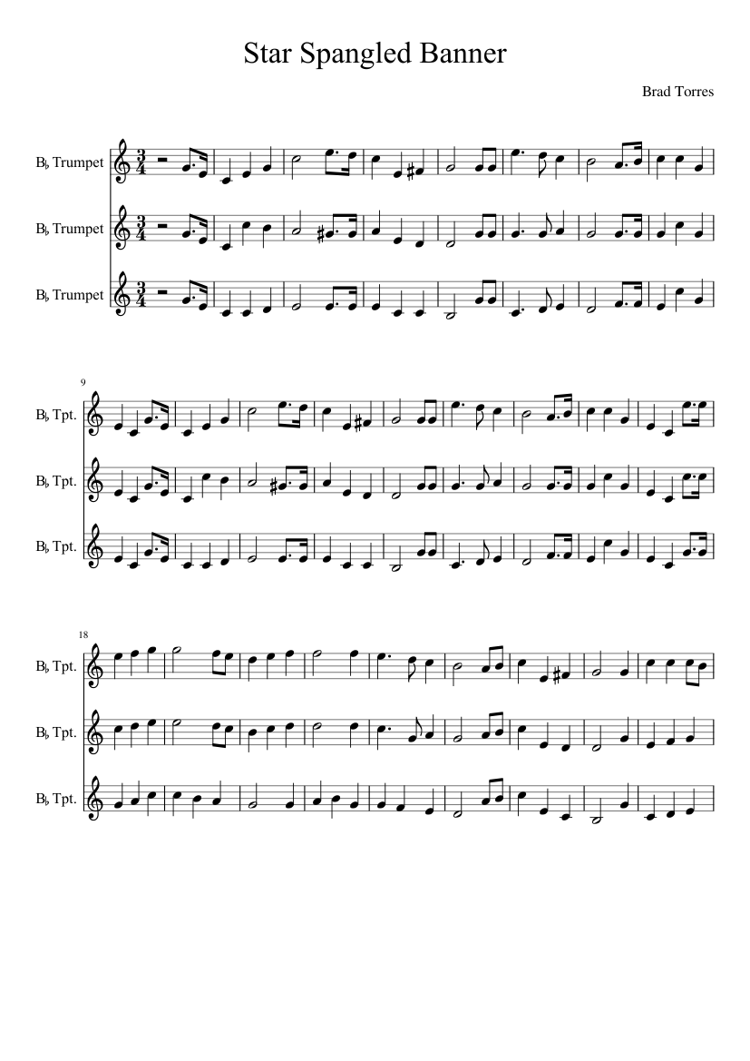 National Anthem Trumpet Trio VMHS (new)