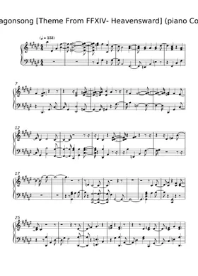 Free Dragonsong by Nobuo Uematsu sheet music | Download PDF or print on  Musescore.com