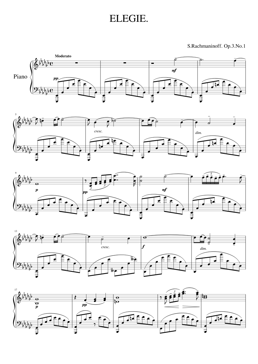 Morceaux de fantaisie Op.3