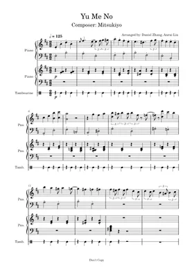 Musescore Pantalones rotos Sheet music for Piano, Tambourine (Mixed Duet)