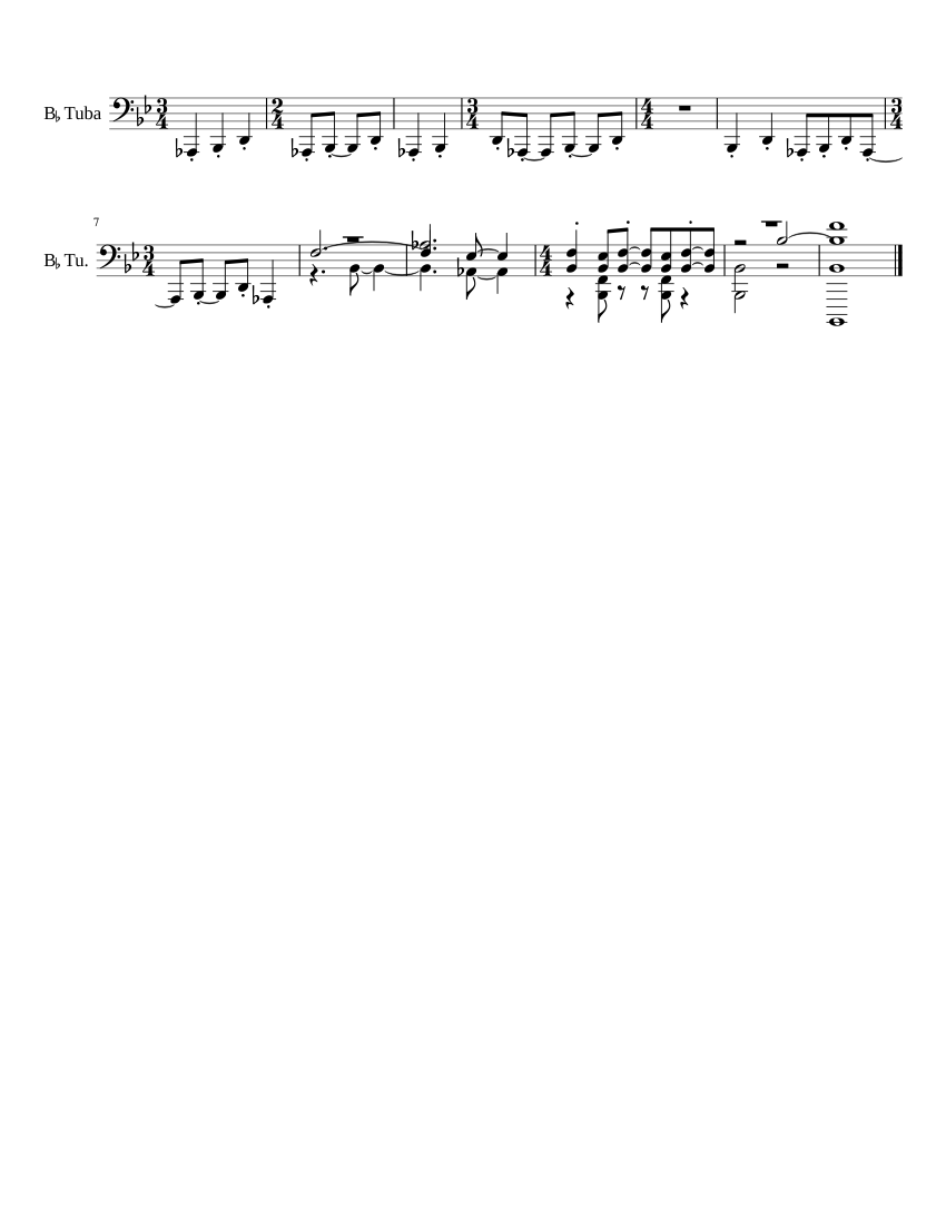 Bluecoats TILT Tuba Feature Sheet music for Tuba (Solo) | Musescore.com