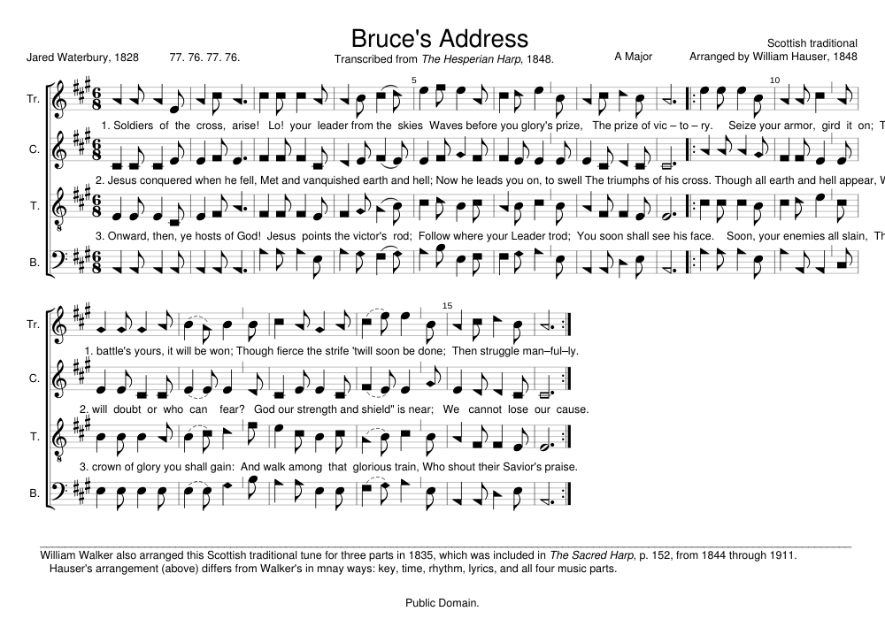 Bruce's Address