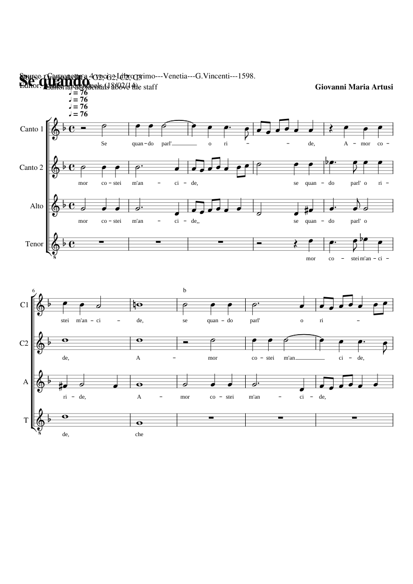 Se quando parl'o ride