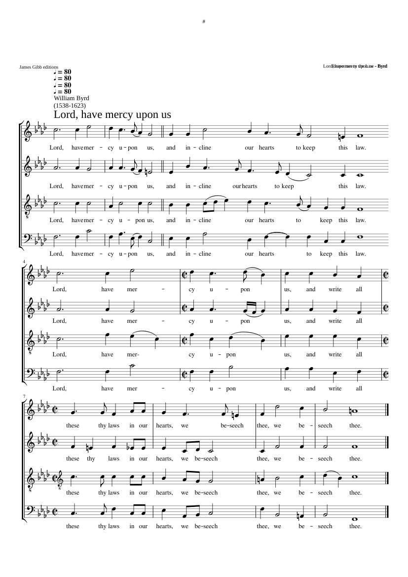 Lord have mercy upon us