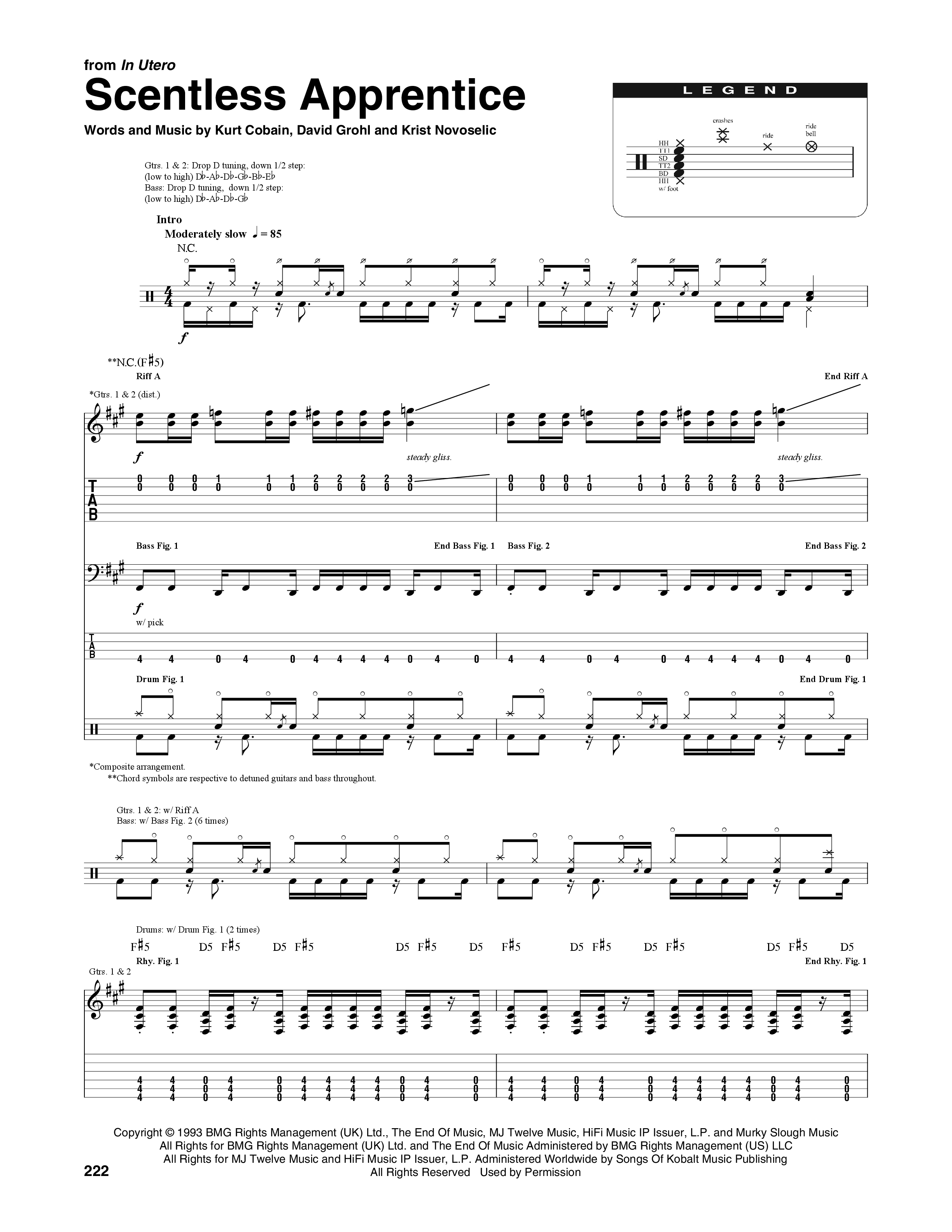 Play Official version of Scentless apprentice Sheet Music by
