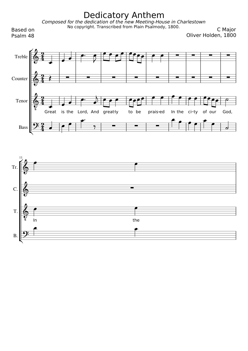 Dedicatory Anthem