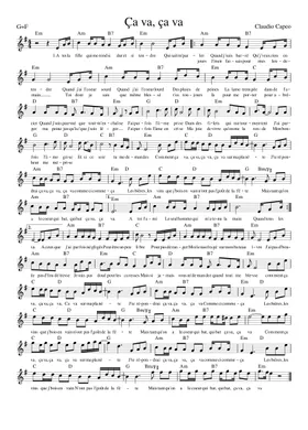 Ca va ca va Claudio Capeo Sheet music for Flute other (Solo) | Musescore.com