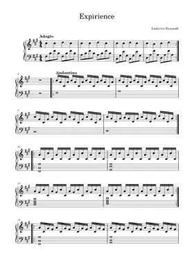 Free Experience by Ludovico Einaudi sheet music | Download PDF or print on  Musescore.com