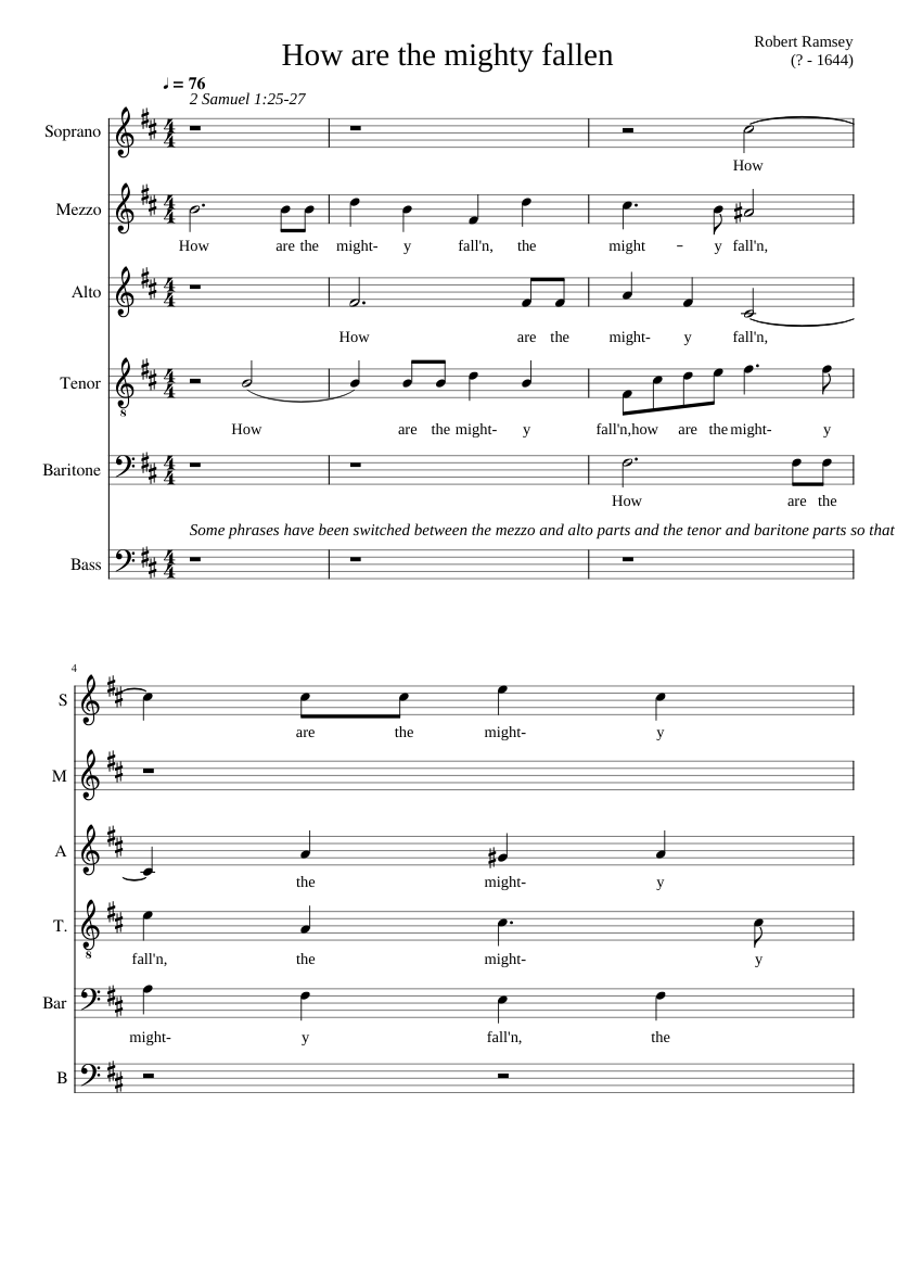 How are the mighty fallen