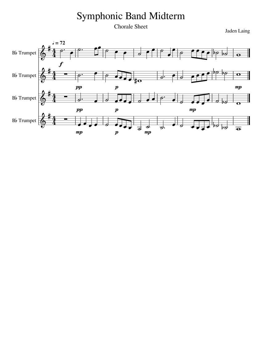 Symphonic Band Midterm