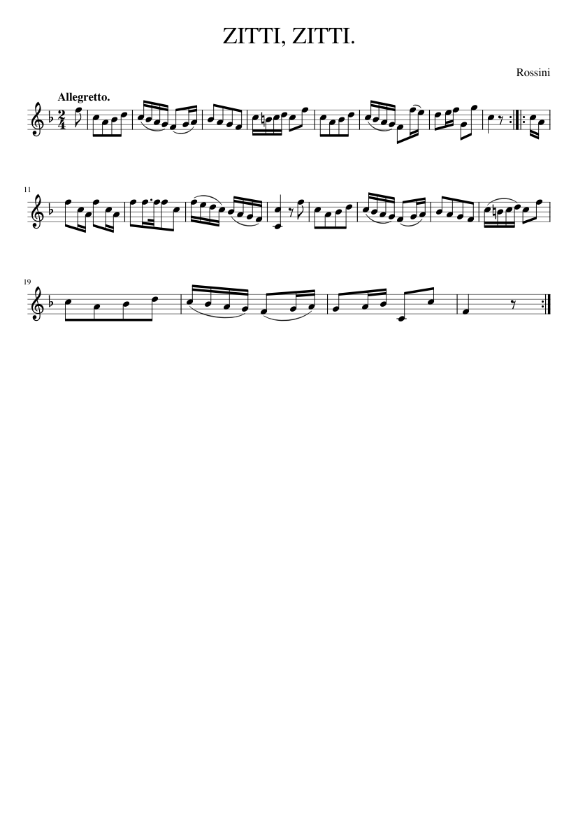 ZITTI ZITTI.