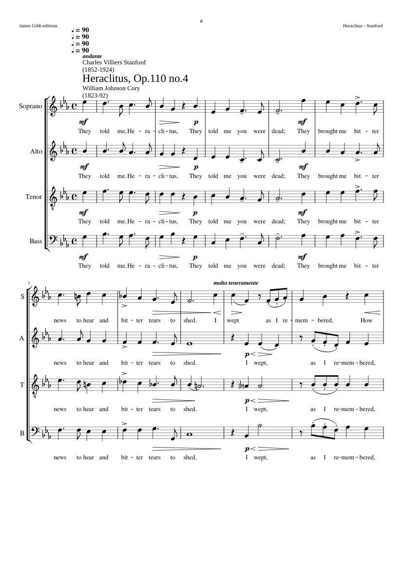 Heraclitus Op. 110 No. 4