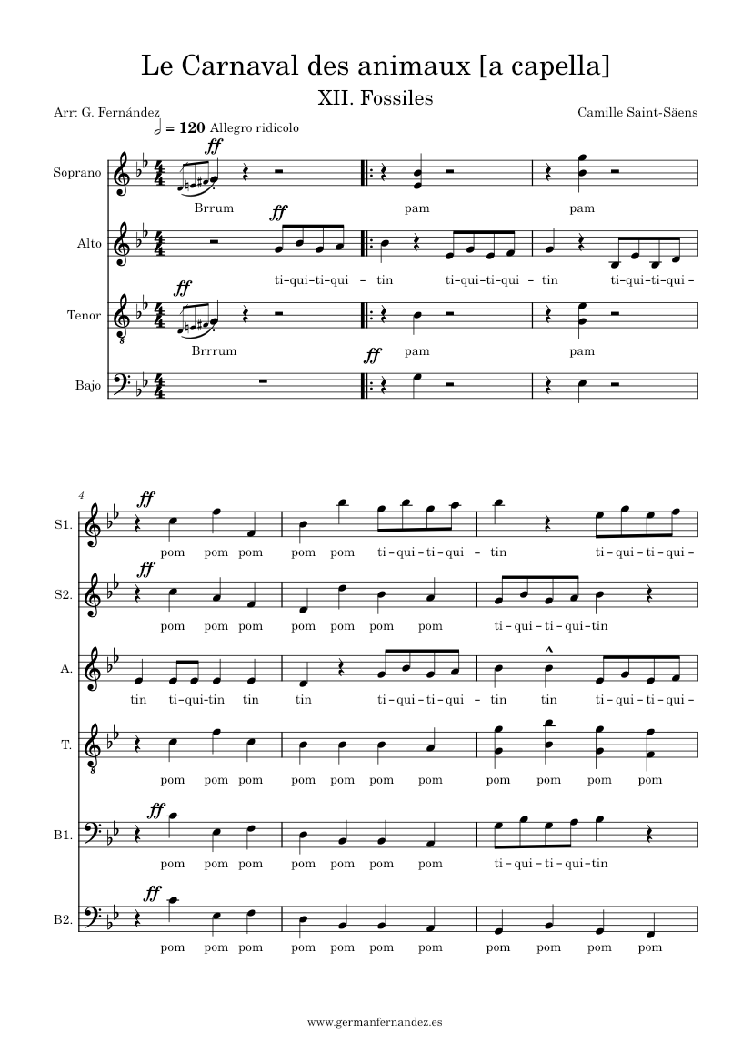 Le carnaval des animaux