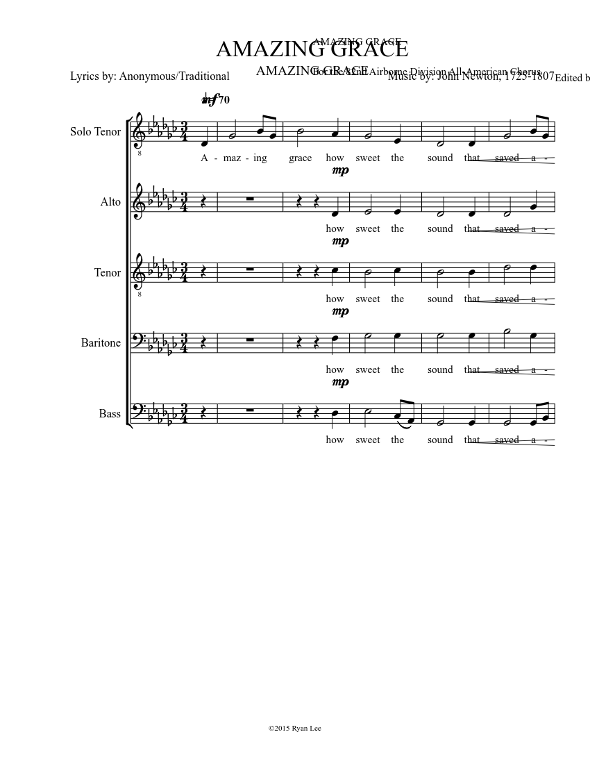 AMAZING GRACE