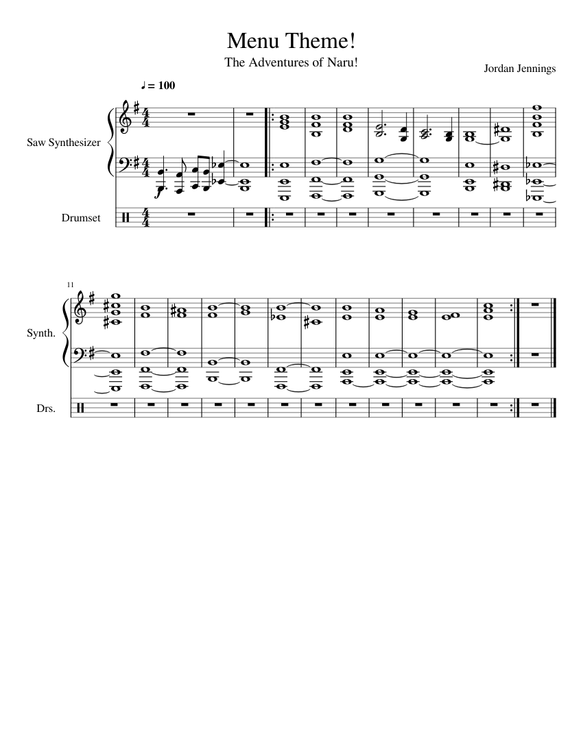 Menu Theme Type 1