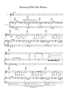 Free running with the wolves by AURORA sheet music | Download PDF or print  on Musescore.com