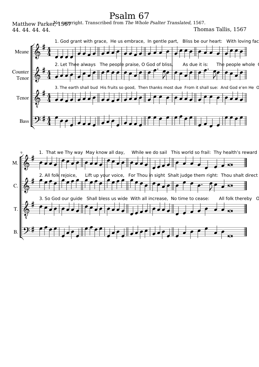 God grant with grace