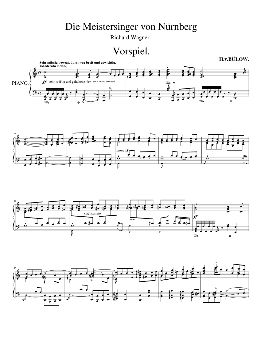 Die Meistersinger von Nürnberg WWV 96