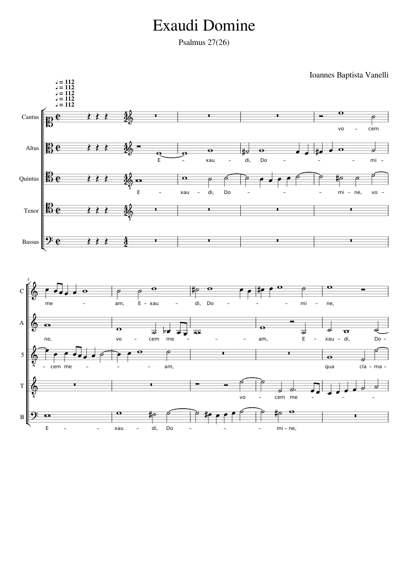 Exaudi Domine