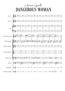 Free Dangerous Woman by Ariana Grande sheet music | Download PDF or print  on Musescore.com