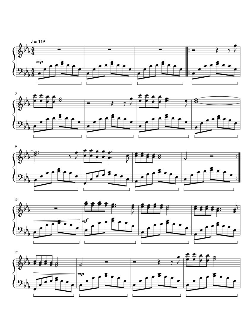 Walking in the air - Howard Blake Sheet music for Piano (Solo) |  Musescore.com