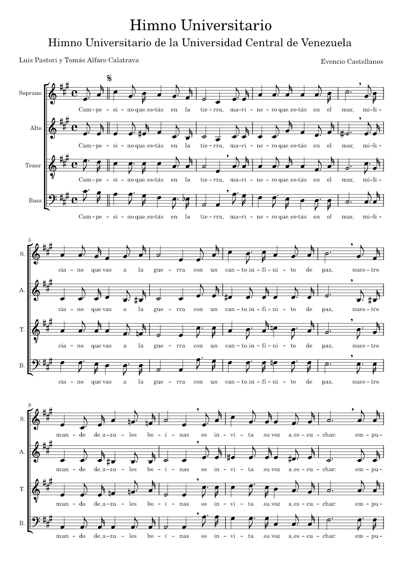 Himno Universitario UCV