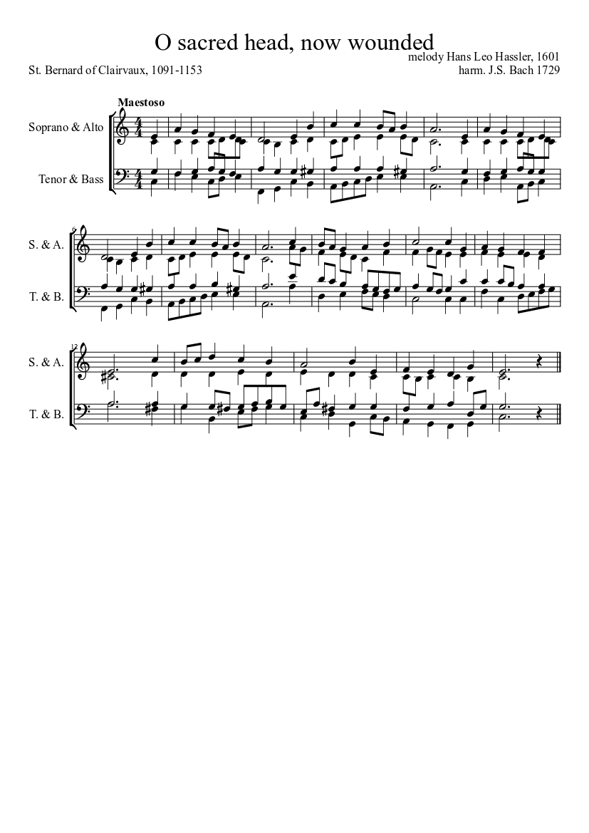 Matthäuspassion BWV 244b