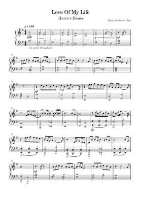 harry styles sheet music | Play, print, and download in PDF or MIDI sheet  music on Musescore.com