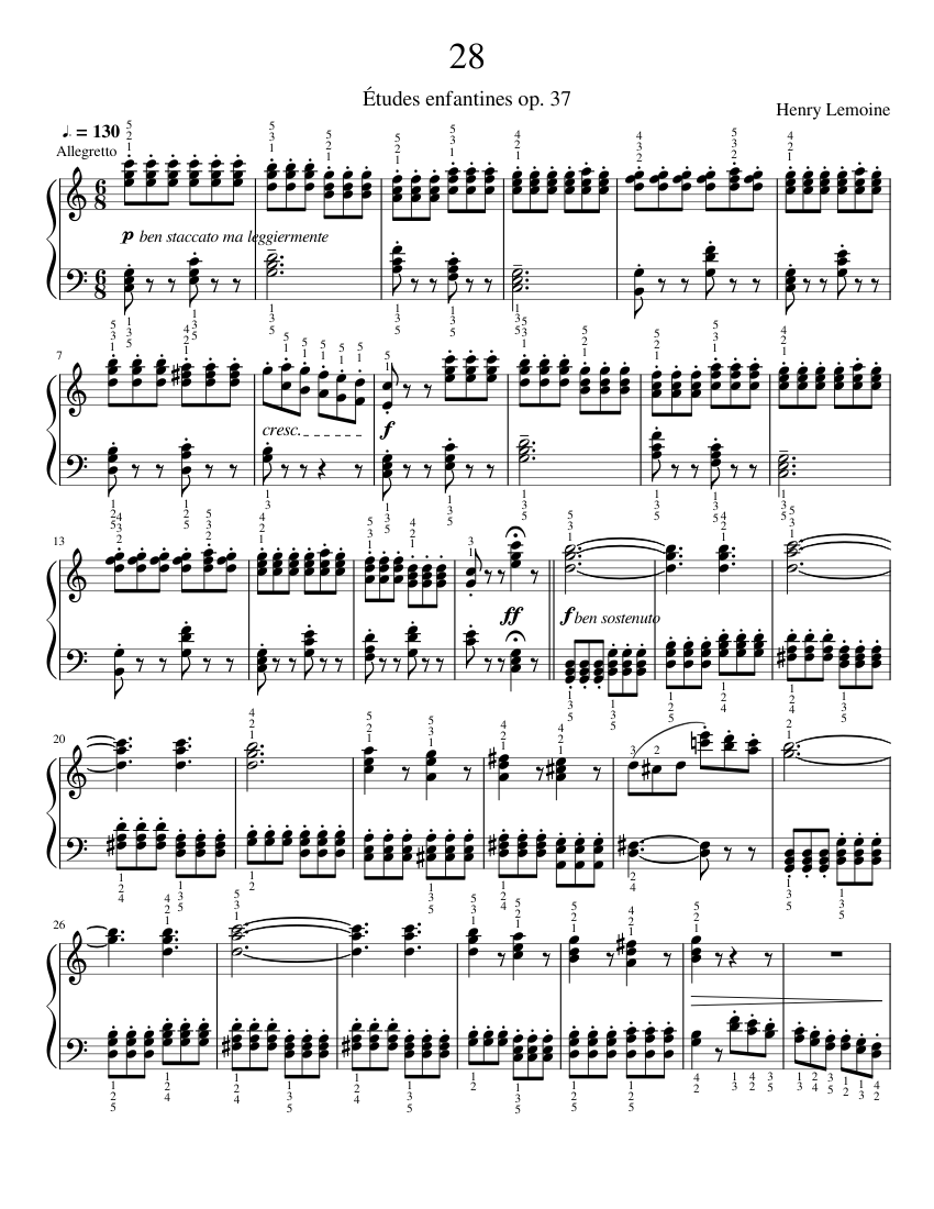 Études enfantines Op.37