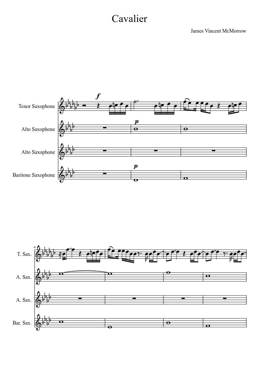 Cavalier By James Vincent Mcmorrow Sheet Music Musescore Com The first film in a trilogy of films shot in september 2013 for the album 'post tropical' the heartbreak of a boy in a small town. james vincent mcmorrow sheet music