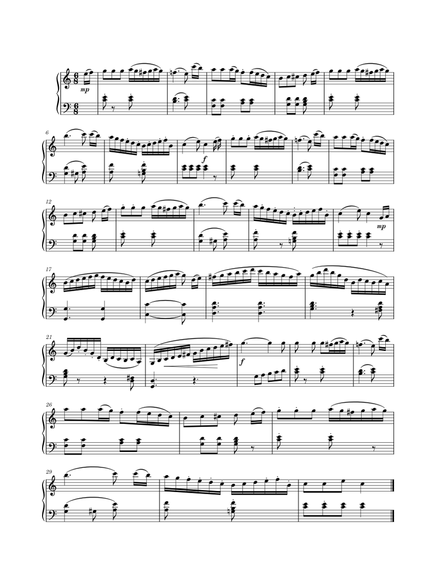 Concerto in A major, K.622 Wolfgang Amadeus Mozart