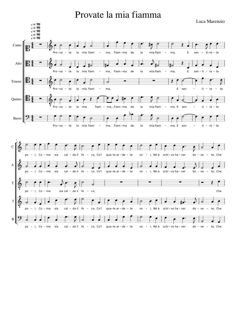 Provate la mia fiamma