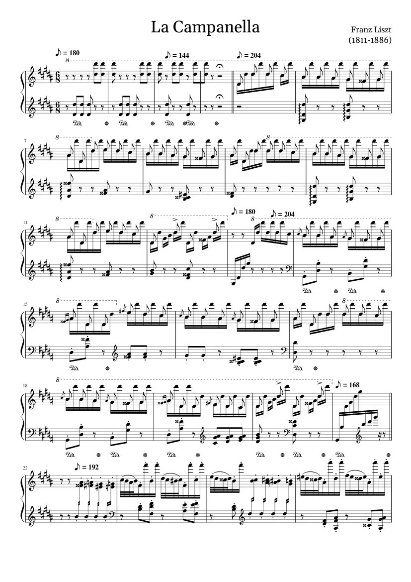 Grandes études de Paganini S.141