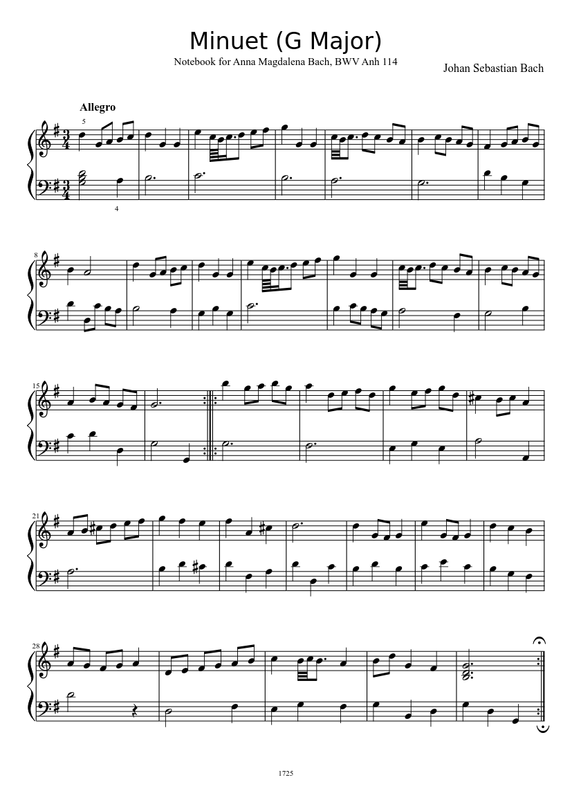 Minuet (G Major)
