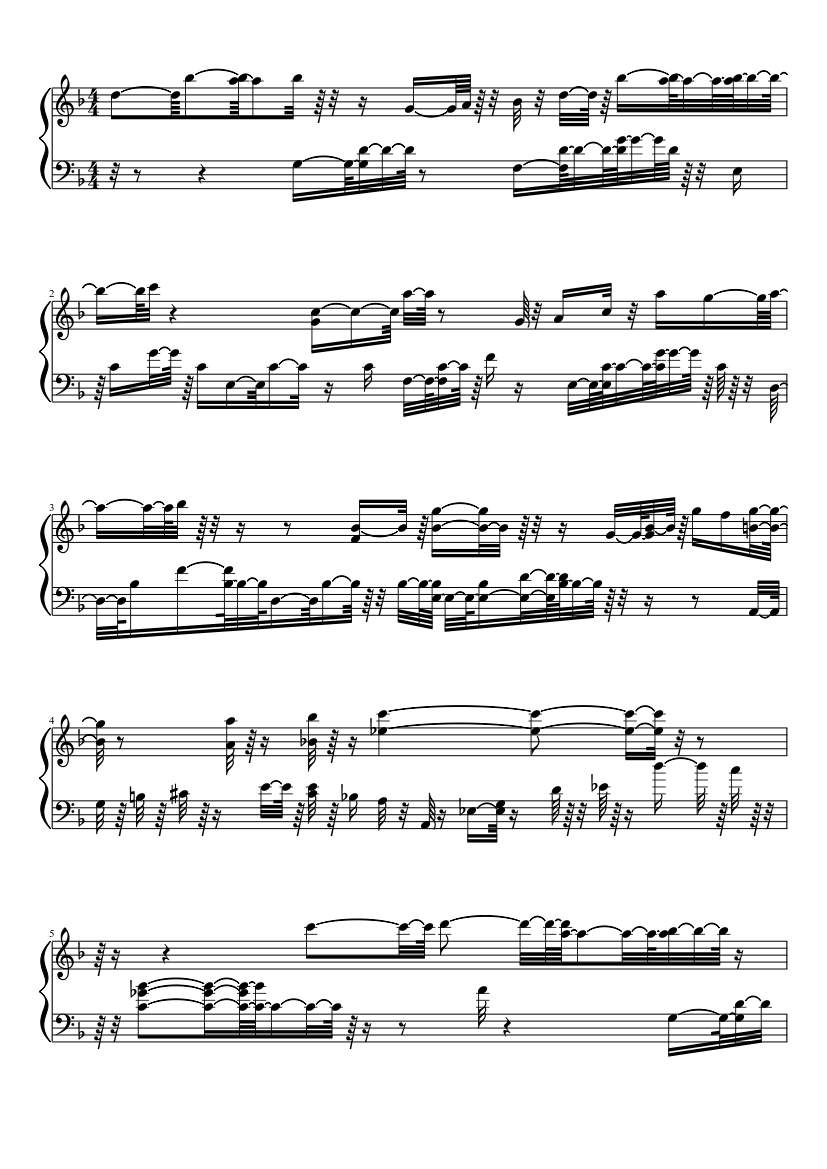 Incredible Hulk Sad Song Sheet Music For Piano Solo Musescore Com