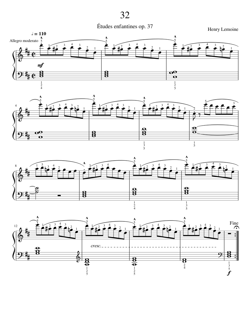 Études enfantines Op.37