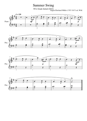 Trinity Classical Piano Grade Initial (2021) sheet music | Play, print, and  download in PDF or MIDI sheet music on Musescore.com
