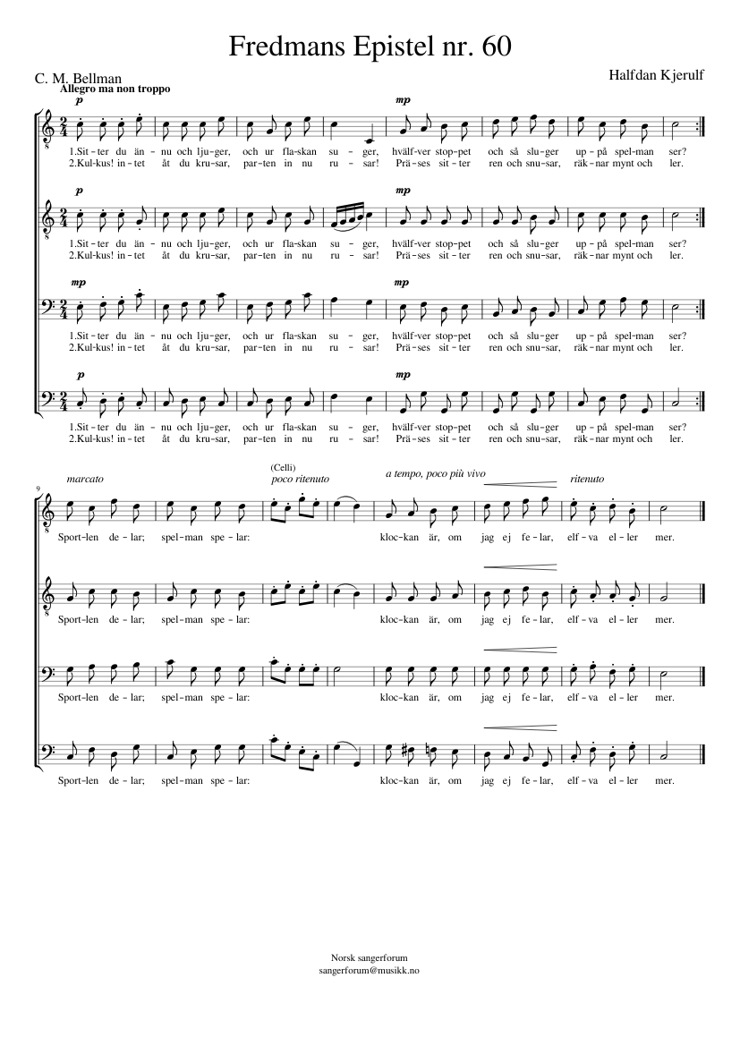 Fredmans epistel 60