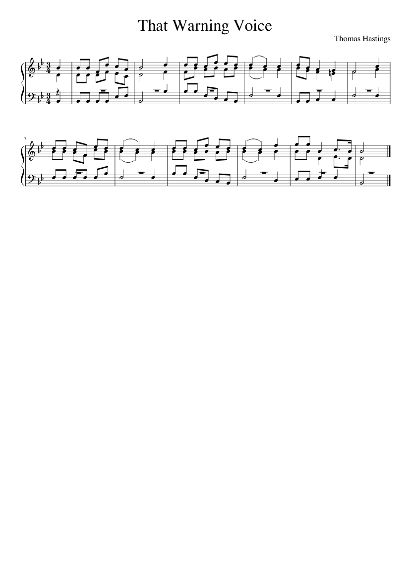 WARNING VOICE (Hastings)