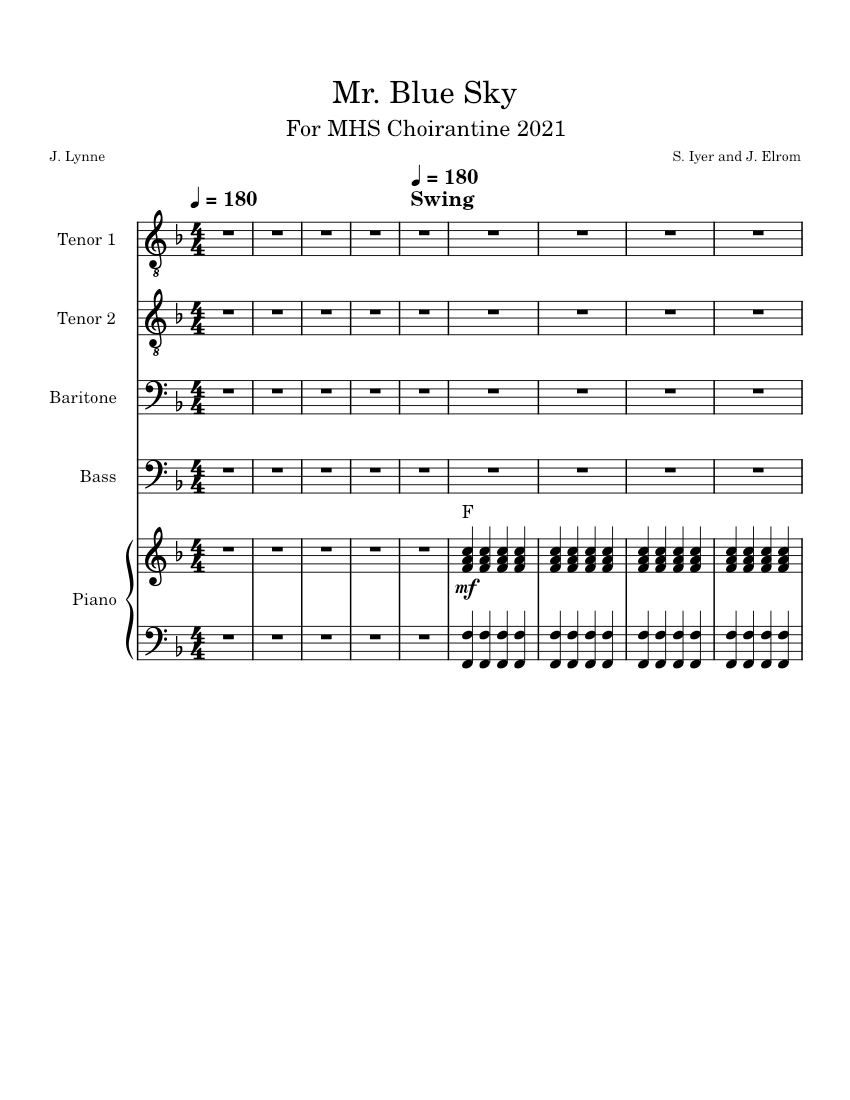 Mr Blue Sky Electric Light Orchestra Sheet Music For Piano mr-blue-sky-electric-light-orchestra-sheet-music-for-piano